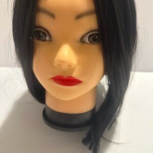New Black Shoulder Length Cosplay Synthetic Wig For Women|12 Inches